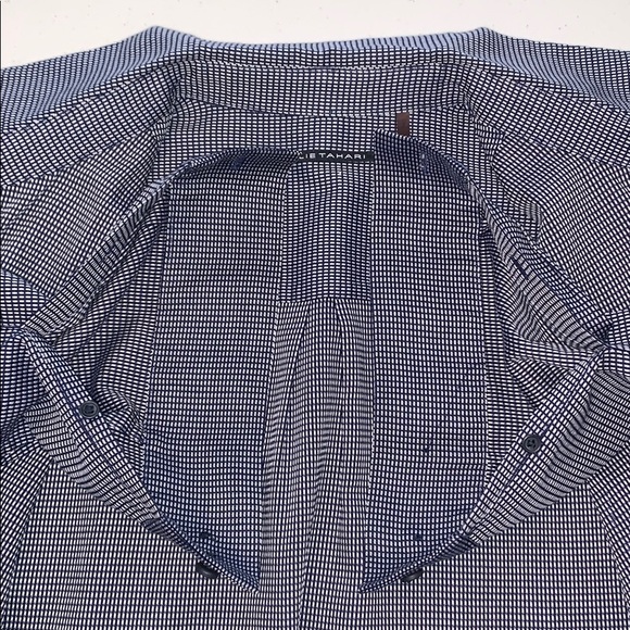 Elie Tahari Men's shirt, size L, navy and white - Picture 7 of 7